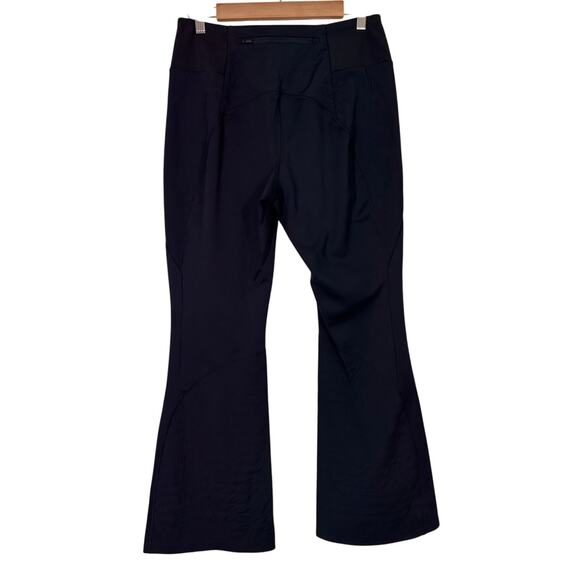 Athleta Peak Hybrid Fleece Pants Flare Lined | Black | SZ M - Picture 5 of 13